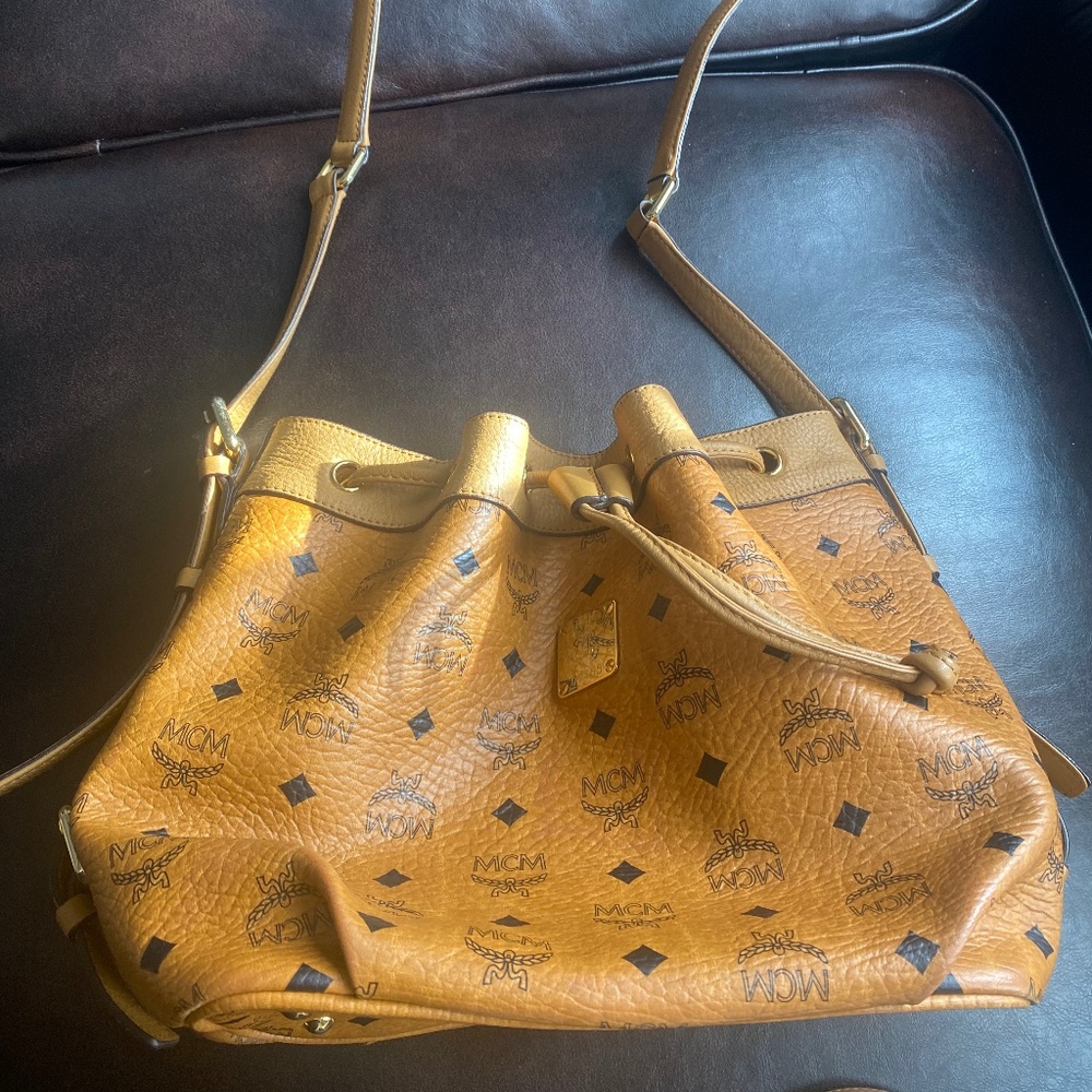 MCM Drawstring Handbag